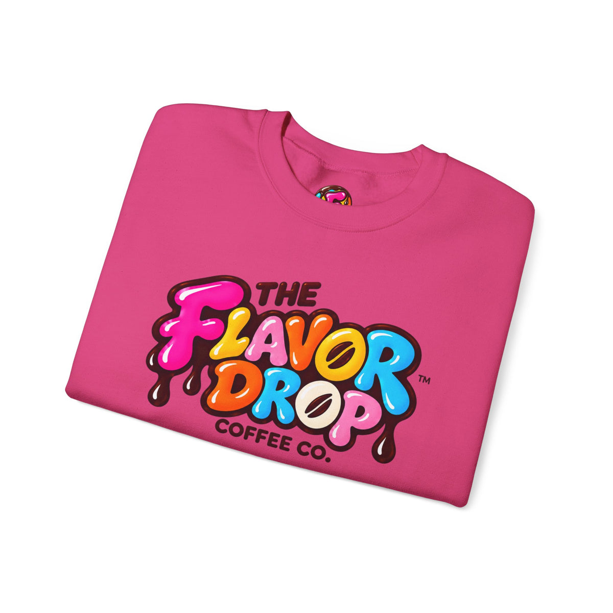 The Flavor Drop Logo Sweatshirt | Colorful Candy Typography