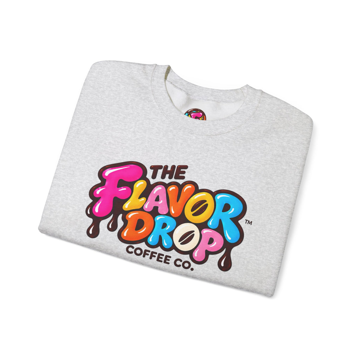 The Flavor Drop Logo Sweatshirt | Colorful Candy Typography