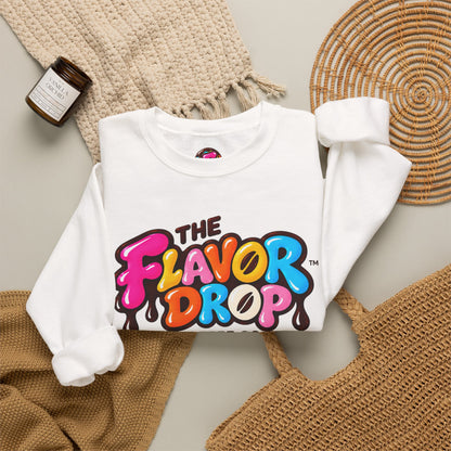 The Flavor Drop Logo Sweatshirt | Colorful Candy Typography