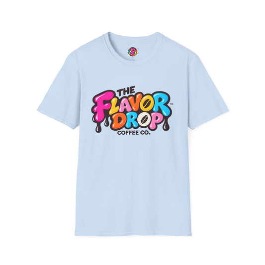 Flavor Drop Coffee T-Shirt — "It's More Than Coffee, It's a Flavor Drop"