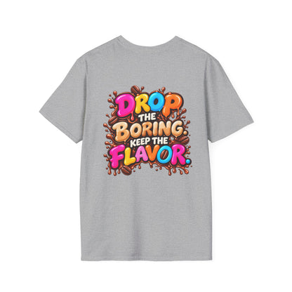 Flavor Drop Coffee T-Shirt — "It's More Than Coffee, It's a Flavor Drop"