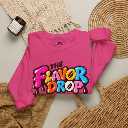 The Flavor Drop Logo Sweatshirt | Colorful Candy Typography