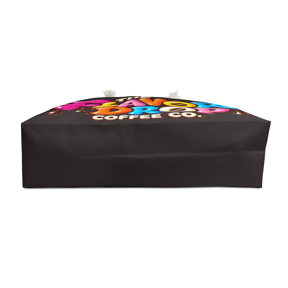 The Flavor Drop Coffee Co. Weekender Bag — Colorful Logo Travel Tote
