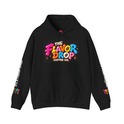 Flavor Drop Coffee Hoodie — “Stay Bold Sip Better” Graphic Pullover