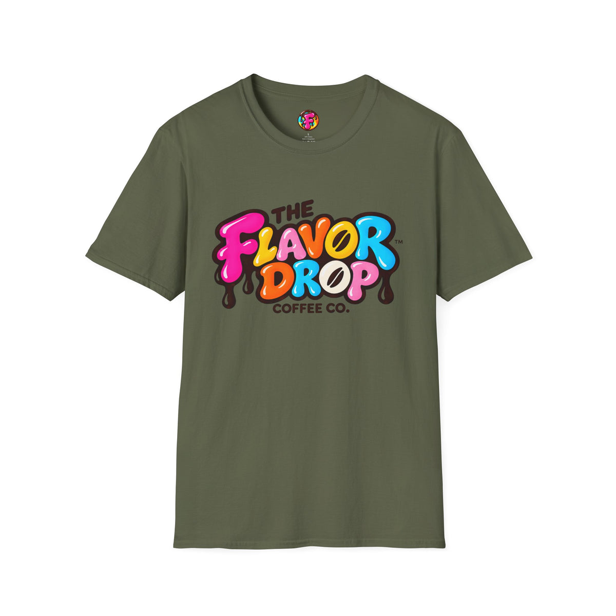 Flavor Drop Coffee T-Shirt — "It's More Than Coffee, It's a Flavor Drop"