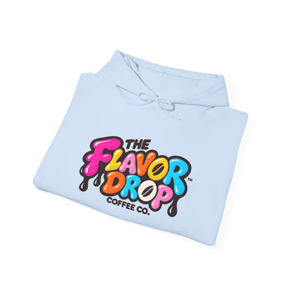 Flavor Drop Coffee Hoodie — “Stay Bold Sip Better” Graphic Pullover