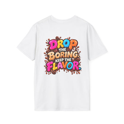 Flavor Drop Coffee T-Shirt — "It's More Than Coffee, It's a Flavor Drop"