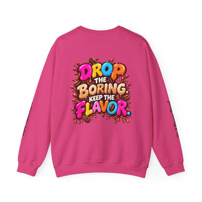 The Flavor Drop Logo Sweatshirt | Colorful Candy Typography